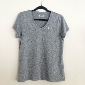 UNDER ARMOUR Gray Loose Tee | Large